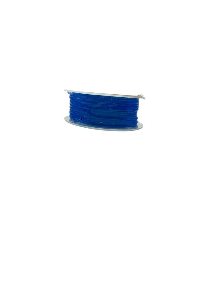 Self Lub Pack of 2 Elastic String, Stretchy Bracelet String Crystal String Bead Cord for Bracelet, Beading and Jewellery Making (Dark Blue, 1 mm) - Image 1